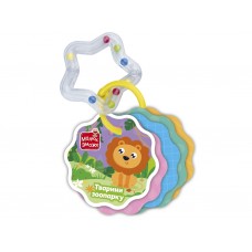 Карточки на кольце с погремушкой, Животные зоопарка, Vladi Toys VT2000-31