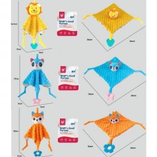Погремушка BabyToys 100K-Q м'яка з прорізувачем тварини