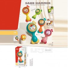 Погремушка BabyToys 1178 разные цвета с рождения пластик