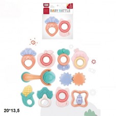 Погремушка с прорезывателем BabyToys 668-72, 2 шт