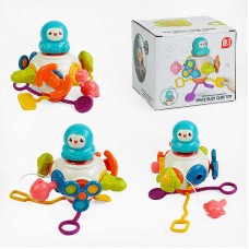 Погремушка BabyToys 688-76 8в1 с пищалкой, с рождения Погремушка BabyToys 688-76 8в1 с пищалкой, с рождения