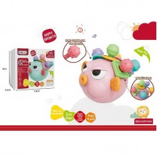 Погремушка BabyToys 99-19 Риба фугу с прорезывателем пластиковая Погремушка BabyToys 99-19 Риба фугу с прорезывателем пластиковая