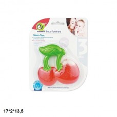 Погремушка-прорезыватель BabyToys B31 вишня лист для новорожденных