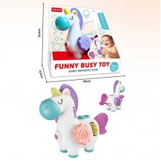 Брязкальце дитяче BabyToys BY 117 з прорізувачем та пищалкою