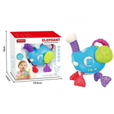 Погремушка BabyToys BY 201 разноцветная пластмассовая с рождения