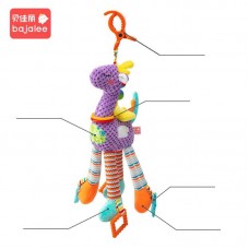Погремушка BabyToys C 75351 разноцветная пластиковая с рождения Погремушка BabyToys C 75351 разноцветная пластиковая с рождения