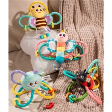 Погремушка BabyToys C 77498 разноцветная для новорожденных