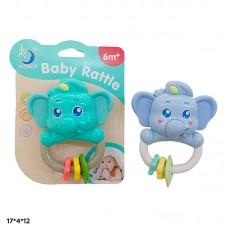 Погремушка слоненок с прорезывателем BabyToys HL2022-40