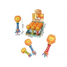 Брязкальце BabyToys М609 лев з музикою та звуками тварин