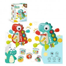 Погремушка BabyToys YD 750-14 Динозавр з прорізувачем 2 кольори