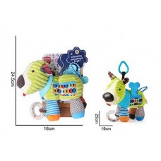 Браслет-погремушка BabyToys для новорожденных разноцветный