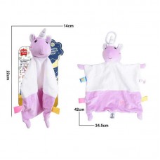 Текстильная погремушка-комфортер BabyToys M135 с кольцом