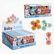 Погремушка-спинер BabyToys с присоской для новорожденных