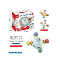 Погремушка-спиннер BabyToys 8084 с прорезывателем и присоской