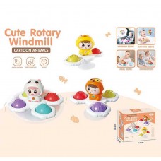 Погремушка-спинер BabyToys B23B пластиковая разноцветная Погремушка-спинер BabyToys B23B пластиковая разноцветная