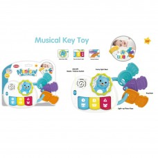 Брелок пианино BabyToys 6615 с музыкой и светом, 16см