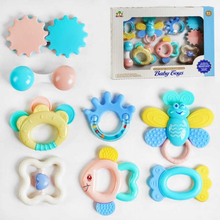 Набір брязкалець BabyToys з прорізувачем і маракасами