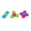 Набор прорезывателей-спиннеров с присосками Fat Brain Toys Whirly Squigz 3 шт. F210ML