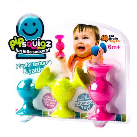 Набір сенсорних брязкалець Fat Brain Toys pipSquigz 3 шт. F089ML Набір сенсорних брязкалець Fat Brain Toys pipSquigz 3 шт. F089ML
