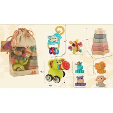 Погремушки детские BabyToys 9996 G, 8 штук, разные цвета Погремушки детские BabyToys 9996 G, 8 штук, разные цвета