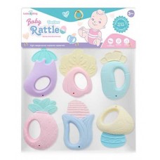 Набор погремушек BabyToys KD 225-105 с прорезывателями, 6 штук Набор погремушек BabyToys KD 225-105 с прорезывателями, 6 штук