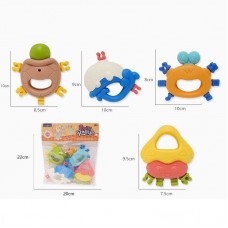 Набор погремушек BabyToys KD 225-141 разные цвета с рождения Набор погремушек BabyToys KD 225-141 разные цвета с рождения