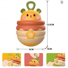 Неваляшка BabyToys 3051 ведмедик музыкальная на батарейках