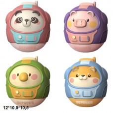 Неваляшка BabyToys B001 тваринки разноцветная пластиковая