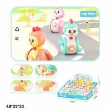 Неваляшка BabyToys LG188506 курица со звуком 3 колеса