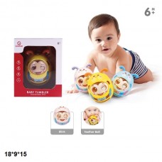 Неваляшка BabyToys YL1022-16BA з прорізувачем і звуком