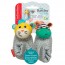 Шкарпетки-брязкальця Infantino Зебра та тигр 206893I