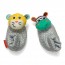 Шкарпетки-брязкальця Infantino Зебра та тигр 206893I Шкарпетки-брязкальця Infantino Зебра та тигр 206893I