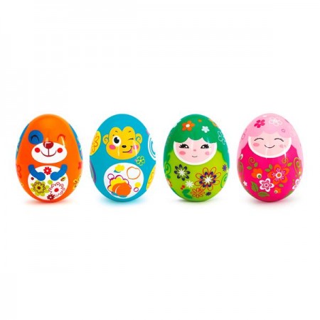 Погремушка Hola Toys 3102C яйца разные цвета с рождения