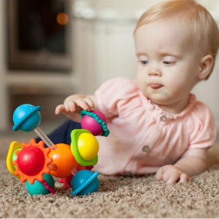 Прорезыватель Fat Brain Toys Wimzle Сенсорные шары F136ML Прорезыватель Fat Brain Toys Wimzle Сенсорные шары F136ML