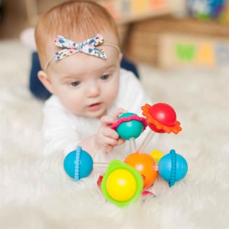 Прорезыватель Fat Brain Toys Wimzle Сенсорные шары F136ML Прорезыватель Fat Brain Toys Wimzle Сенсорные шары F136ML