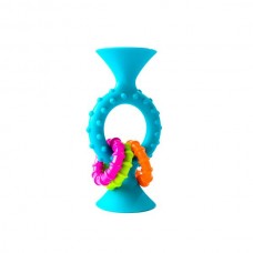 Прорезыватель-погремушка на присосках Fat Brain Toys pipSquigz Loops бирюзовый F166ML 