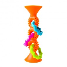 Прорезыватель-погремушка на присосках Fat Brain Toys pipSquigz Loops оранжевый F165ML 