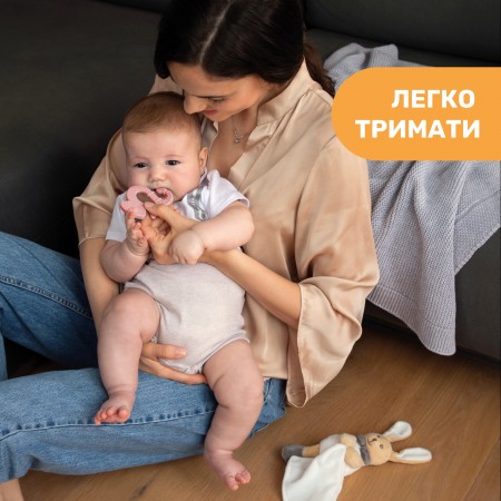 Прорізувач для зубів "Ігуана" арт. 28110.10 колір Рожевий