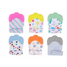 Прорезыватель BabyToys С 75858 гумовый с рукавичкой и липучкой