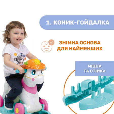 Іграшка для катання Eco+ "Miss Baby Rodeo" арт. 11314.10