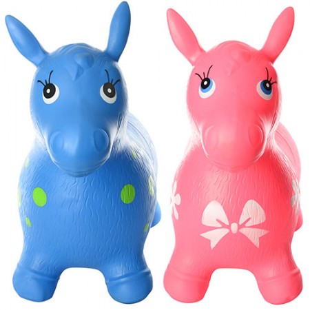 Прыгун-лошадка BabyToys MS 0372, 6 цветов, надувной