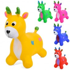 Игрушка-прыгун BabyToys MS 3259 олень, пластиковая, 5 цветов Игрушка-прыгун BabyToys MS 3259 олень, пластиковая, 5 цветов
