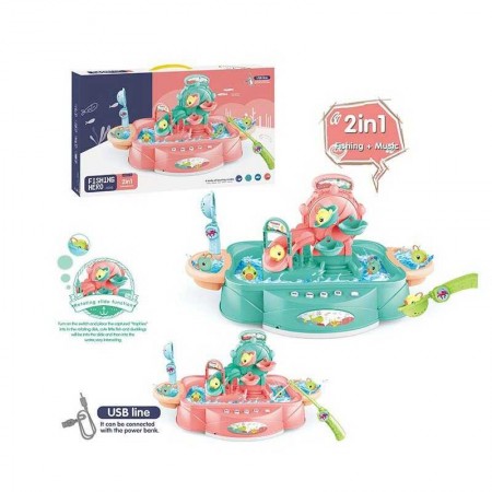 Магнітна рибалка BabyToys 156-4 зі звуком і музикою
