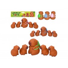 Игрушка для купания капибара 569B-3, набор 5шт, 3 вида (цена за 1 набір)