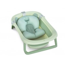Ванночка детская с термометром силиконовая складная EL CAMINO ME 1151 Pale Green