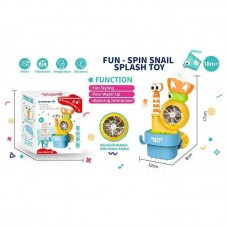 Игрушка для ванны BabyToys Улитка с присосками и лейкой