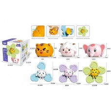 Игрушки для ванны BabyToys спинеры пискавки разноцветные
