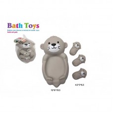 Игрушки для ванны BabyToys OSB 9258 Видри, 4 штуки пластиковые