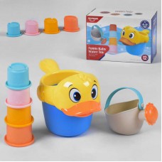 Іграшка для ванної BabyToys HE 0276 різнокольорова пластмасова