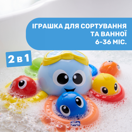 Игрушка для ванной "Осьминог Билли" арт. 10037.00 Игрушка для ванной "Осьминог Билли" арт. 10037.00